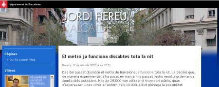 Blog Alcalde Bcn